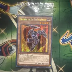 Yugioh Gearfried The Red-Eyes Iron Knight LDS1-EN011 Secret Limited Ed Sealed NM - Image 1