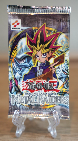 Metal Raiders 1st Edition Booster Pack - Factory Sealed YuGiOh 1996 Sealed - Image 1