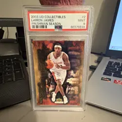 Upper Deck LeBron James Freshman Season Rookie #2 PSA 9 Cavaliers 2003-04 - Image 1