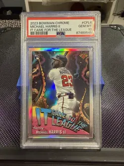 2023 Topps Chrome Michael Harris II #CFL6 PSA 10 - Image 1