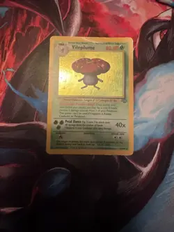 Pokemon TCG Vileplume Jungle 15/64 Holo Unlimited Holo Rare DMG - Image 1