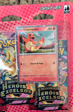 Pokemon TCG Ascended Heroes 3 pack blister Charmander Promo - Portuguese BR - Image 2