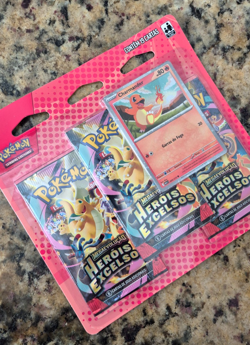 Pokemon TCG Ascended Heroes 3 pack blister Charmander Promo - Portuguese BR - Image 3