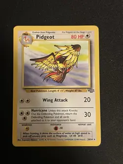 Pidgeot #24/64 Jungle 1999 Rare NM/LP Pokemon TCG - Image 1
