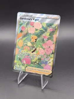 Pokemon Sword-Shield Full Art Gardenias Vigor Crown Zenith #GG61 NM - Image 1