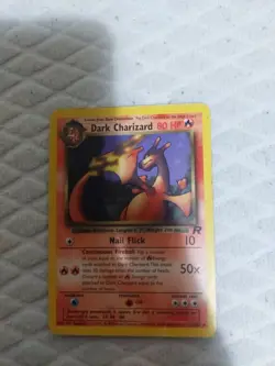 Pokemon Dark Charizard Team Rocket 21/82 Rare NO HOLO Eng EX /Mint - Image 1
