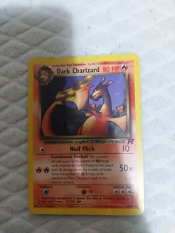 Pokemon Dark Charizard Team Rocket 21/82 Rare NO HOLO Eng EX /Mint - Image 2