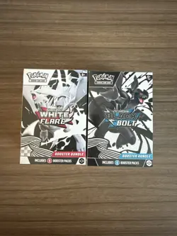Pokemon Black Bolt And White Flare Booster Bundle Set Of 2 New Sealed - Image 1