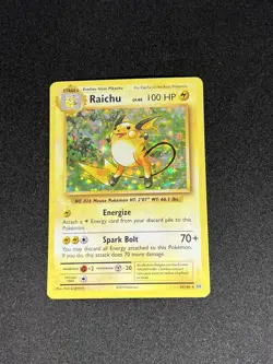 Pokemon Raichu XY Evolutions 36/108 Holo Rare NM - Image 1