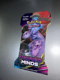 Pokemon TCG Sun and Moon Unified Minds Sleeved Booster Pack - Image 2