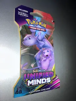 Pokemon TCG Sun and Moon Unified Minds Sleeved Booster Pack - Image 3