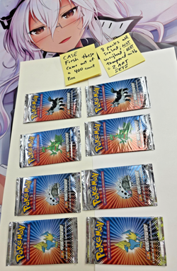 ( 8 ) pack 2 Art Sets Pokemon Ruby + Sapphire EX Spanish Portuguese Booster pack - Image 1