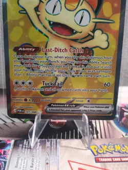 Pokemon TCG Meowth ex 107/088 Me03 Perfect order Full Art NM - Image 3