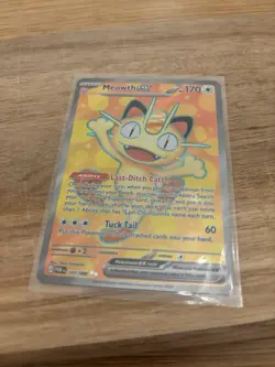 Pokemon TCG Meowth Ex 107/088 Perfect Order Ultra Rare Full Art Holo - Image 2