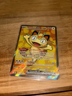 Pokemon TCG Meowth Ex 107/088 Perfect Order Ultra Rare Full Art Holo - Image 3