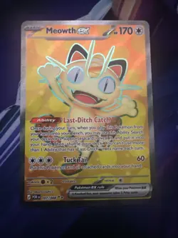 Meowth ex 107/088 - Perfect Order - Full Art Ultra Rare Holo - Pokemon TCG - Image 1