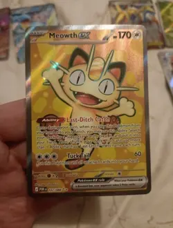 Meowth Ex 107/088 - Perfect Order - Full Art - English Pokemon TCG - Image 1