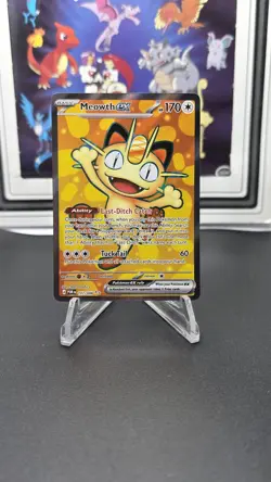 Pokemon TCG - Meowth EX - Perfect Order - Full Art EX - 107/088 - Pack Fresh - Image 1