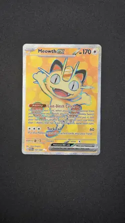 Pokemon TCG - Meowth EX - Perfect Order - Full Art EX - 107/088 - Pack Fresh - Image 3