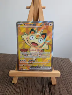 Pokemon TCG - Meowth Ex Full Art 107/088 Perfect Order - Image 1