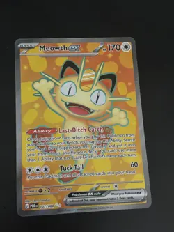 Pokemon TCG - Meowth EX - Perfect Order - Full Art EX - 107/088 - Pack Fresh - Image 1