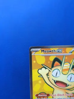 Pokemon TCG Perfect Order Meowth Ex Full Art Rare 107/088 Pack Fresh Mint! - Image 2