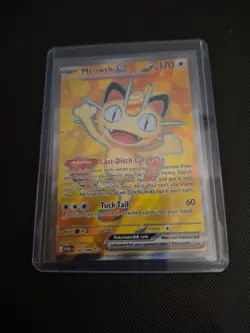 Meowth Ex Full Art 107/088 - Pokemon TCG Perfect Order - Pack Fresh - Image 1