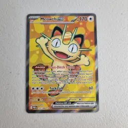 Meowth Ex Full Art 107/088 - Pokemon TCG Perfect Order - Pack Fresh - Image 1