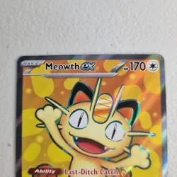 Meowth Ex Full Art 107/088 - Pokemon TCG Perfect Order - Pack Fresh - Image 3