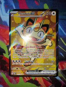 Meowth Ex Full Art 107/088 - Pokemon TCG Perfect Order - Image 1