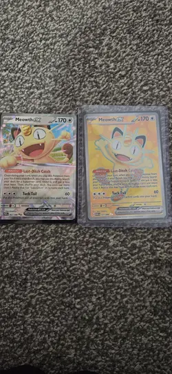 Meowth Ex Full Art 107/088 - Pokemon TCG Perfect Order - Pack Fresh - Image 1
