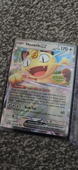 Meowth Ex Full Art 107/088 - Pokemon TCG Perfect Order - Pack Fresh - Image 3