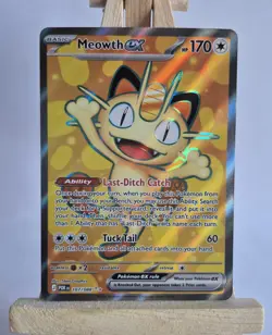 Pokemon TCG Perfect Order Meowth EX Full Art 107/088 - Image 1