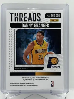 2024-25 Panini Silhouette Danny Granger Threads Bronze /49 #THR-DGG Game Worn - Image 2