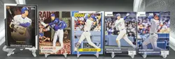 Shohei Ohtani (5) Card Lot Dodgers Topps ATT3-TG10-T90100-GH23-GH8 - Image 1