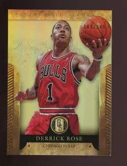 2012-13 PANINI GOLD STANDARD DERRICK ROSE #34 144/349 NM - Image 1