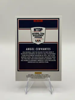 Angel Cervantes 2024 Panini Stars & Stripes USA Baseball #157 Trading Card MLB - Image 2
