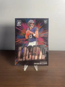 2024 Donruss Optic - Caleb Williams (RC) - Light It Up - Card#1 - Chicago Bears - Image 1