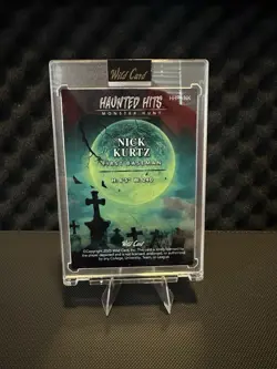 2025 Nick Kurtz /4 Rookie Wild Card Haunted Hits Monster Hunt - Image 2