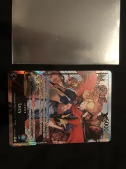Lucy (Alternate Art) Foil OP15-002 Adventure on Kami's Island One Piece Leader - Image 1