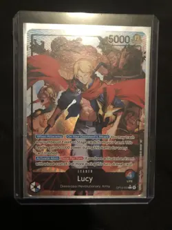 Lucy (Alternate Art) Foil OP15-002 Adventure on Kami's Island One Piece Leader - Image 3
