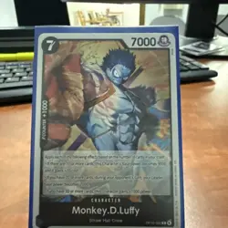 Monkey.D.Luffy OP15-092 R Rare One Piece Card Game Straw Hat Crew Black Card - Image 1