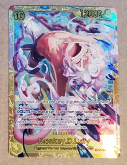 Monkey D. Luffy OP15 EB04-061 SEC ONE PIECE TCG ENGLISH NM - Image 1