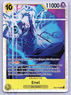 Enel EB02-052 One Piece Extra Booster: Anime 25th Collection Super Rare - Image 1