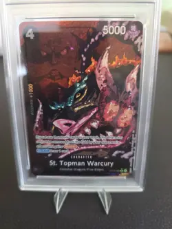 2025 One Piece OP13-089 Carrying On His Will St. Topman Warcury Alt Art PSA 10 - Image 2