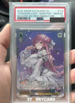 PSA 10 Signed Weiss Schwarz NIKKE Paradise Lost NIK/SZ06-113EX SEC+ Dorothy - Image 1