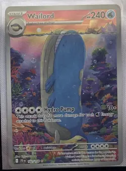 Castform Sunny Form 195/191 & Wailord 162/159 Lot Of IR Pokemon Cards NM 2 Cards - Image 2