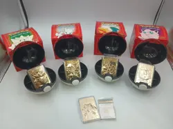 Pokemon 1999 Burger King 23k Gold Plated Cards & Balls Complete Set of 4 - Image 1