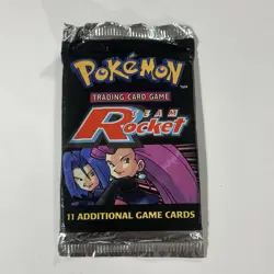 Pokemon TCG Team Rocket Booster Pack - 11 Cards Wizards of the Coast Sealed - Image 1