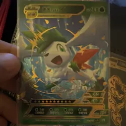 Pokemon TCG Shaymin V Full Art Foil 0452 Holo 2024 Chinese Card - Image 1